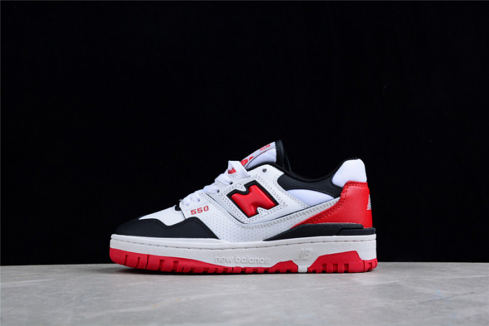 New Balance 550 White Red Black BB550HR1
