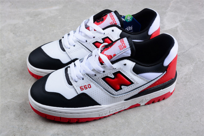 New Balance 550 White Red Black BB550HR1