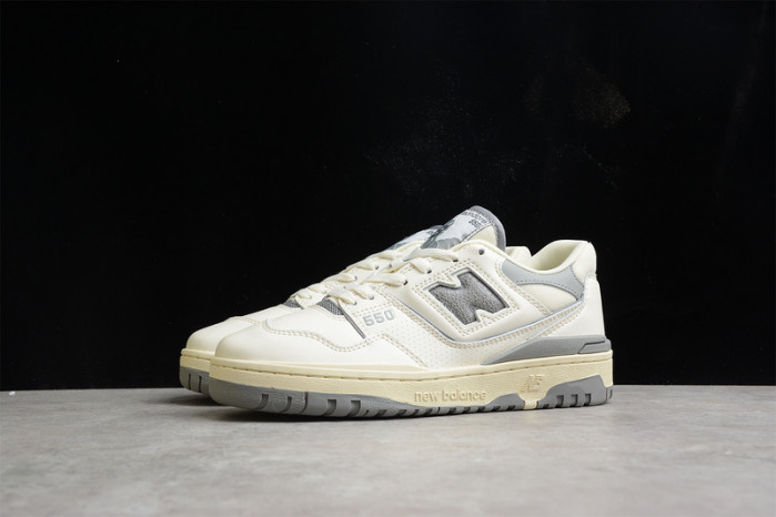 New Balance 550 AAime Leon Dore White Grey BB550ALE